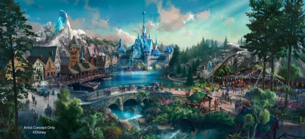 world of frozen disneyland paris 2025